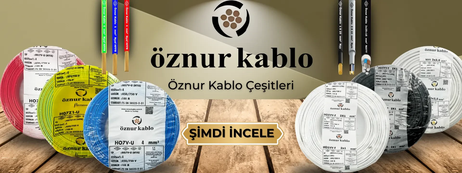 Öznur Kablo Çeşitleri