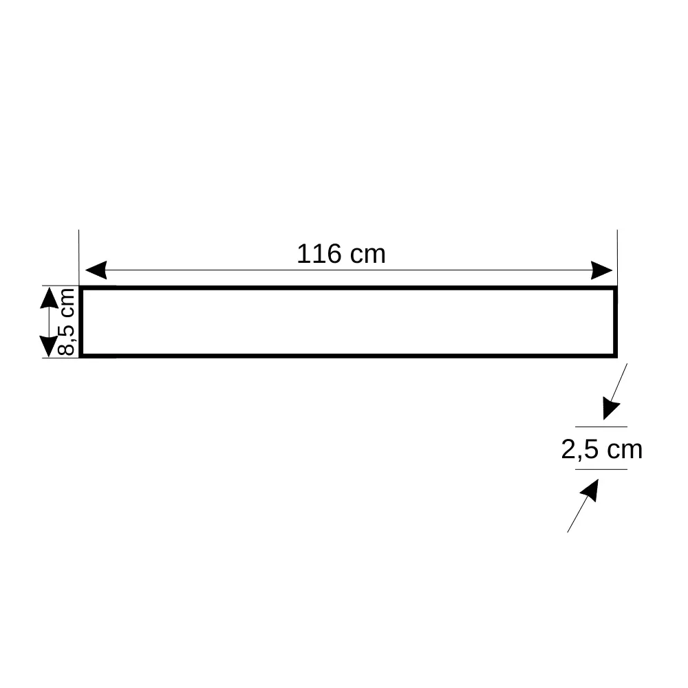 Alkan 90W Ledli Yüksek Tavan Armatürü 6500K (Beyaz)