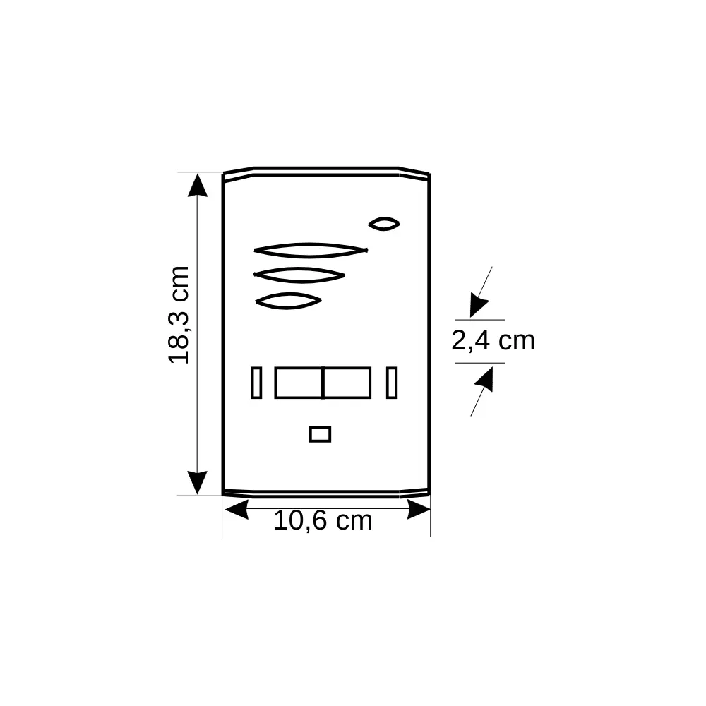 Audio Basic Çift Butonlu 2'li Zil Paneli 004849