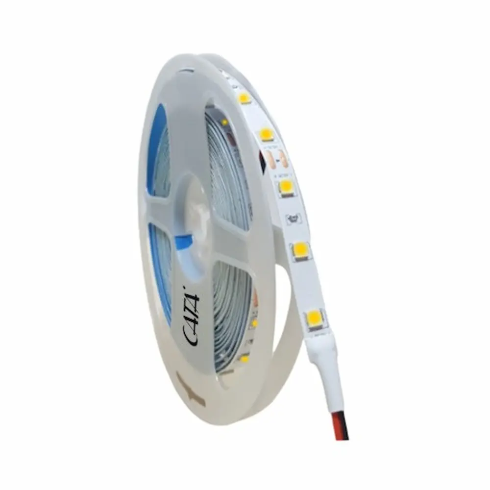 Cata 10 Çipli İç Mekan Silikonsuz Şerit Led-5m (Günışığı) CT-4481