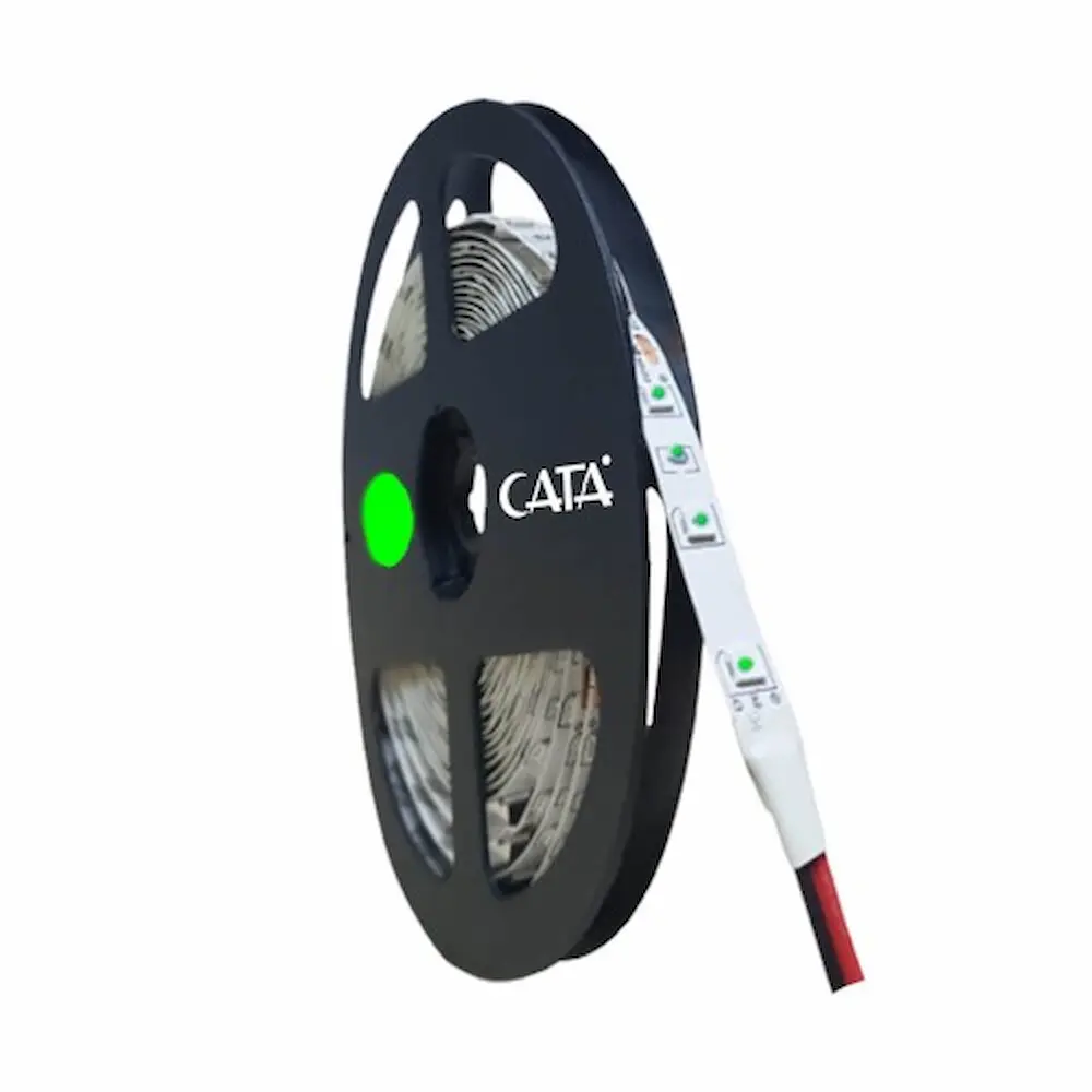 Cata 10 Çipli İç Mekan Silikonsuz Şerit Led-5m (Yeşil) CT-4483