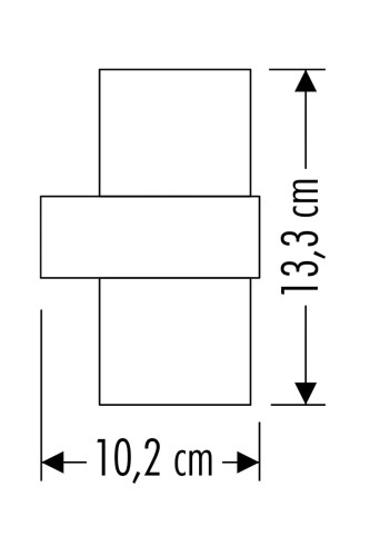 Cata 12W Bora Bahçe Led Aplik Günışığı (3200K) CT-7047