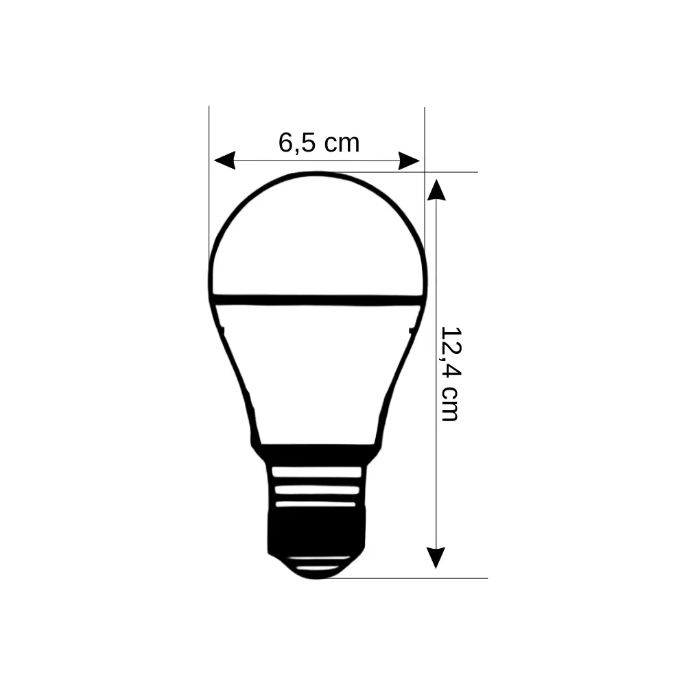 Cata 12W Radar Sensörlü Led Ampul E-27 Duy 6500K (Beyaz) CT-4259