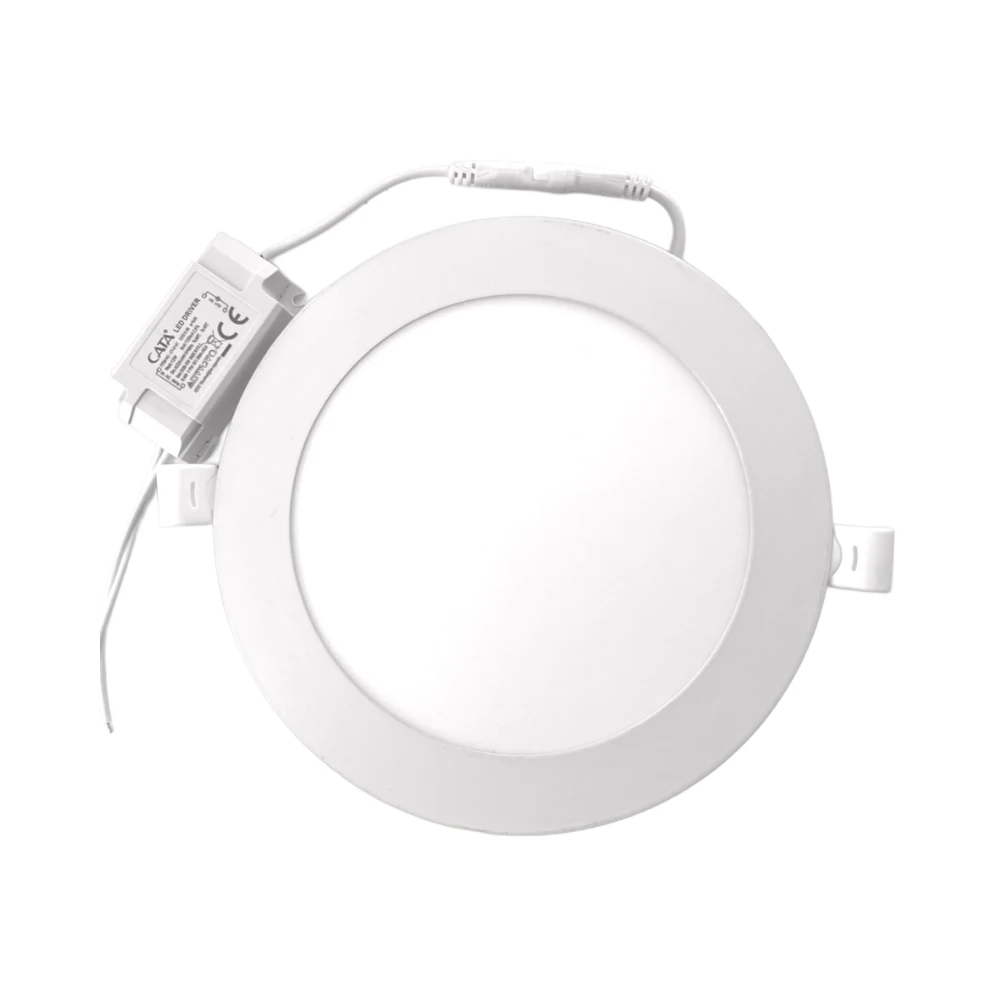 Cata 12W Sıvaaltı Yuvarlak Panel Led 3000K (Günışığı) CT-5147G