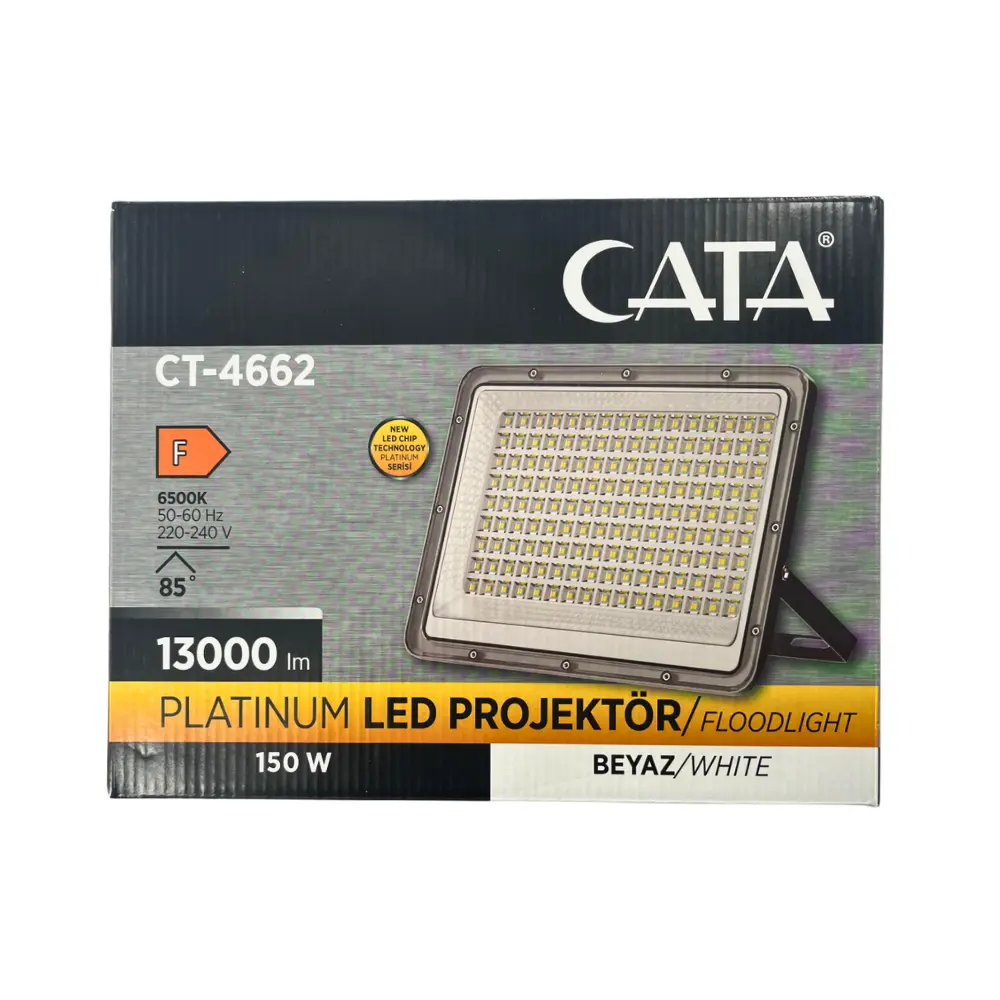 Cata 150W Platinium Led Projektör 6500K (Beyaz)CT-4662