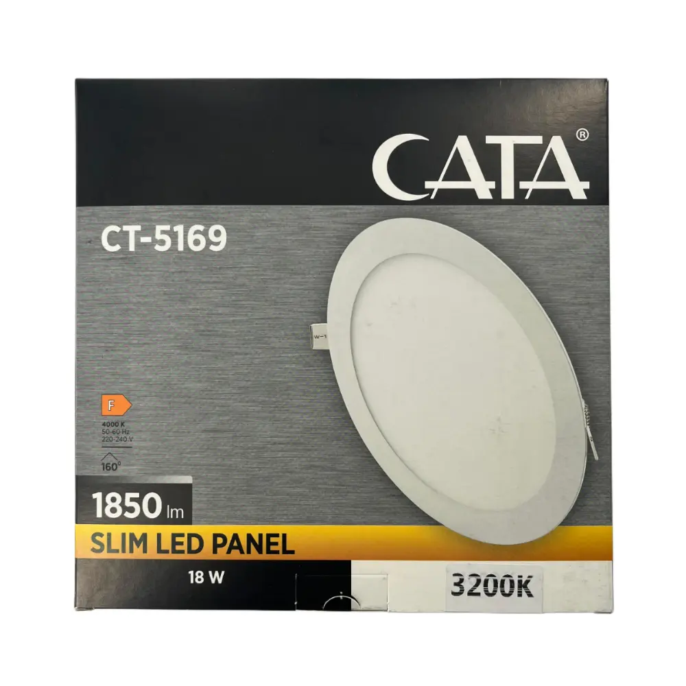 Cata 18W Sıvaaltı Panel Led 3000K (Günışığı) CT-5169G