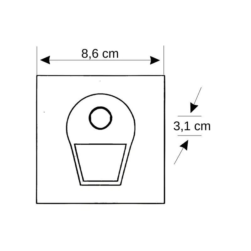 Cata 1W Sensörlü Beyaz Koridor Armatürü Beyaz (6500K) CT-5170B