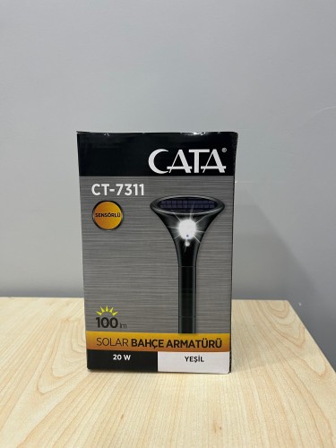 Cata 20w Solar Bahçe Aydınlatma Armatürü (Amber) CT-7311A