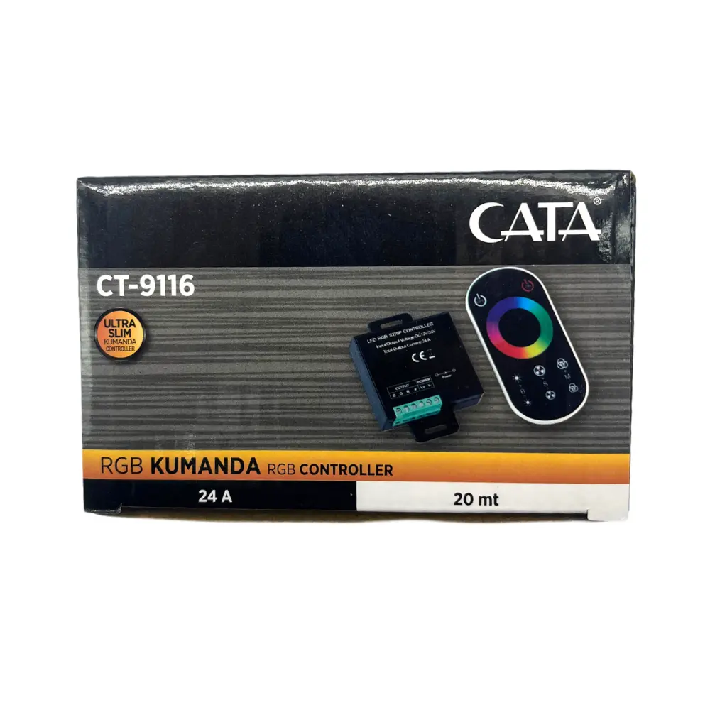 Cata 24A Dokunmatik RGB Şerit Led Kumandası CT-9116