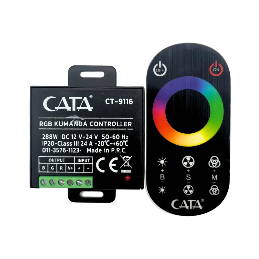 Cata 24A Dokunmatik RGB Şerit Led Kumandası CT-9116