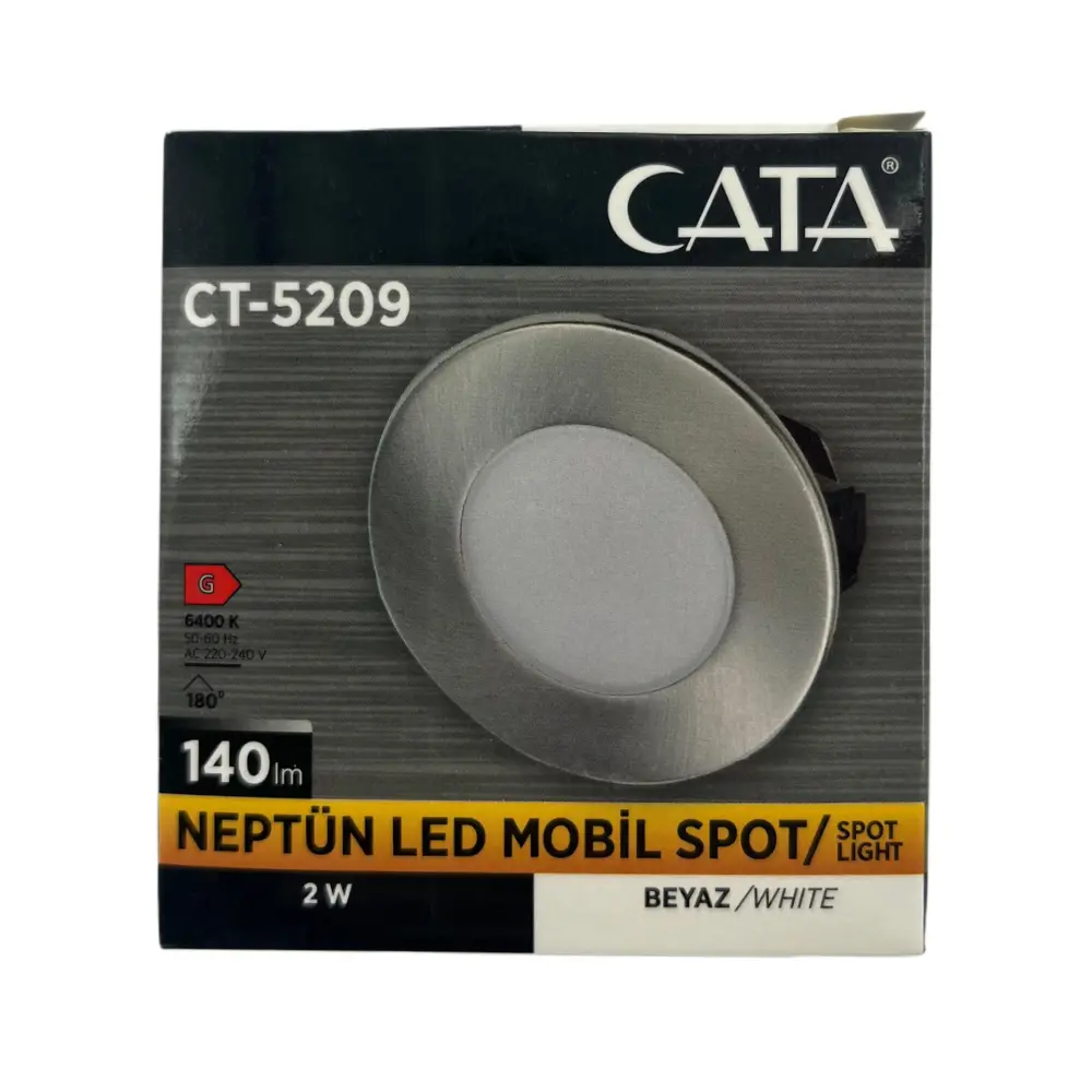 Cata 2W Neptün Mobil Ledli Koridor Armatürü Beyaz (6500K) CT-5209B