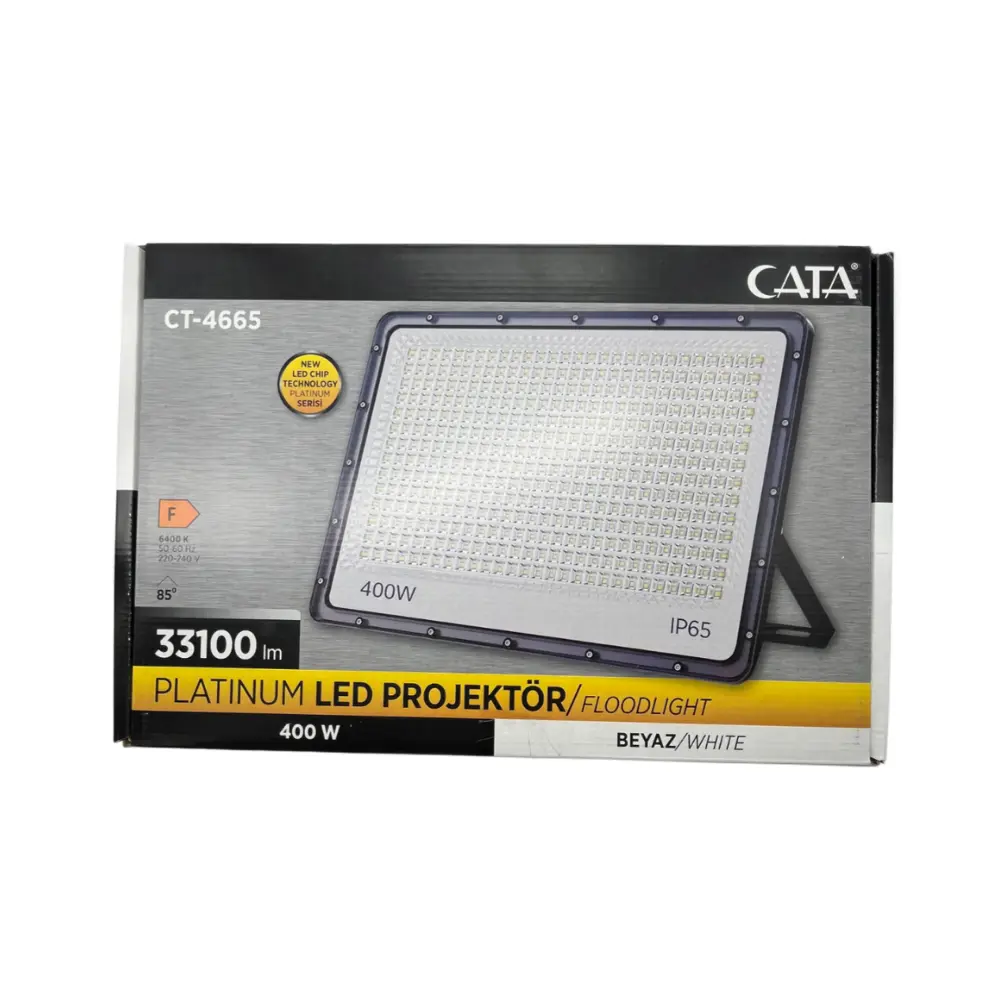 Cata 400W Platinium Led Projektör 6500K (Beyaz)CT-4665