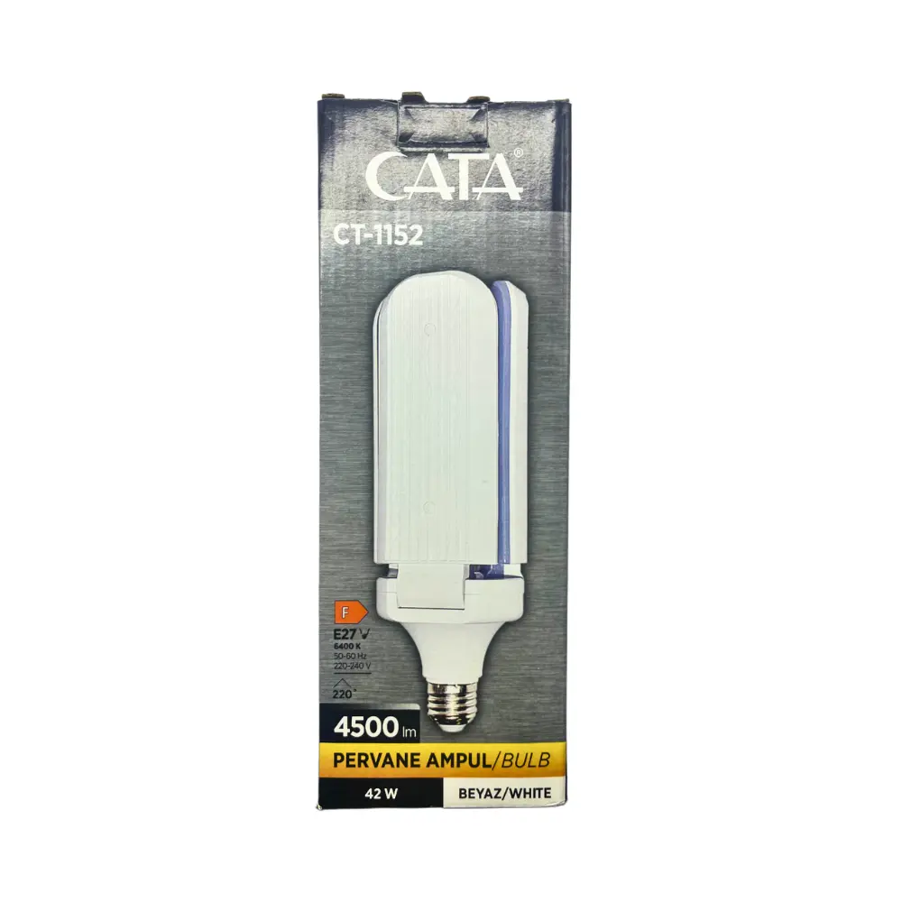 Cata 42W Led Pervane Ampul E27 Duy 6500K (Beyaz) CT-1152