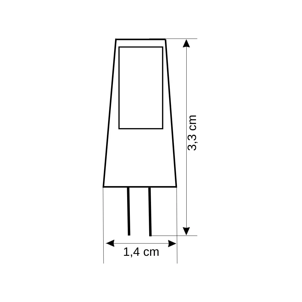 Cata 4W 12V G4 Duylu Led Kapsül Ampul 6500K (Beyaz) CT-4252B