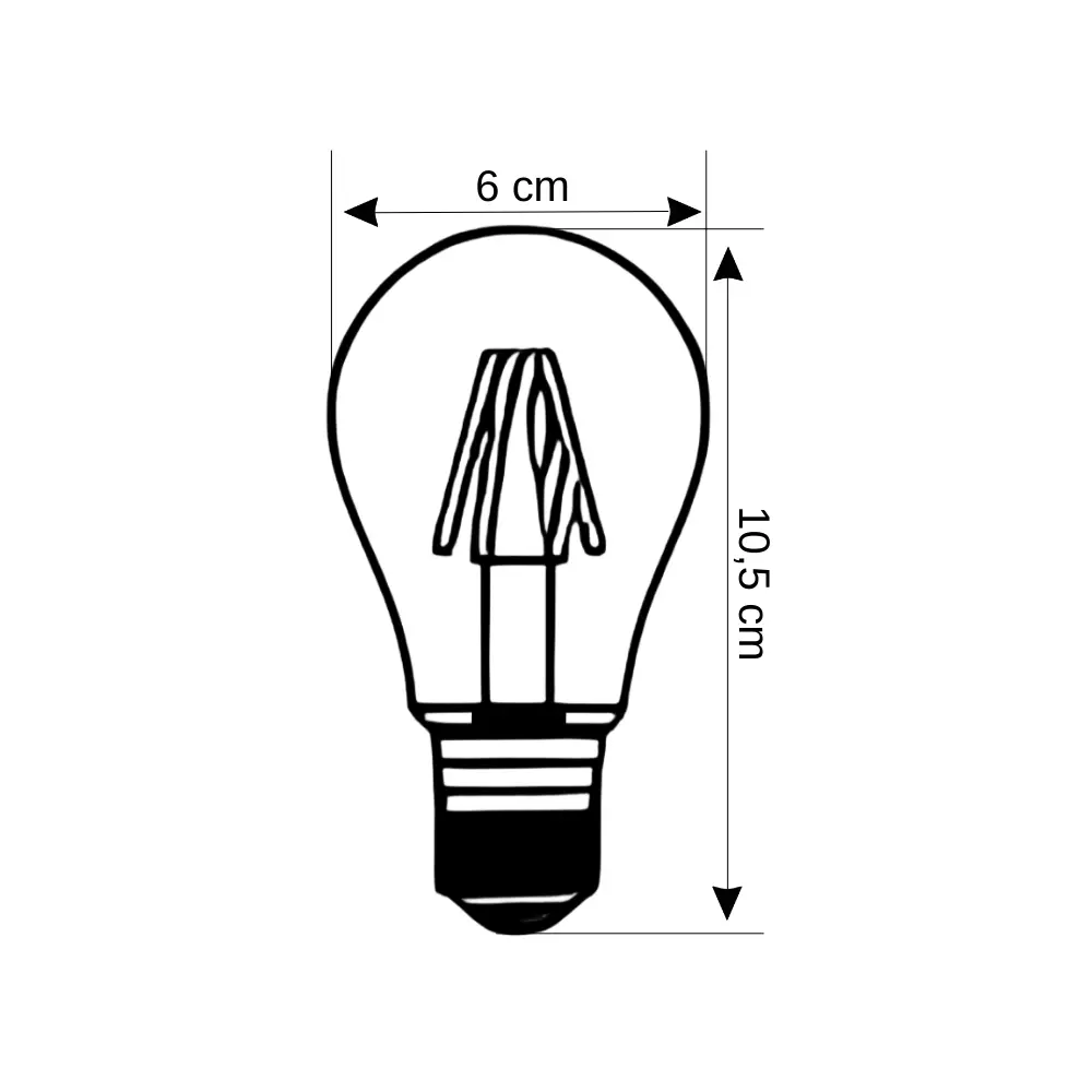 Cata 4W Edison Flement Led Ampul E-27 Duy 2700K (Günışığı) CT-4230