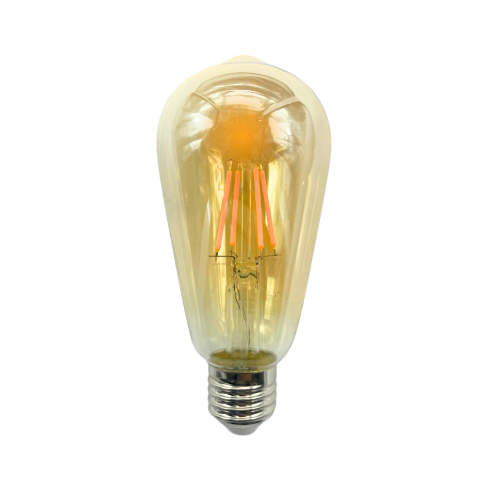 Cata 4W ST64 Rustik Flament Led Ampul E-27 Duy (Amber) CT-4350