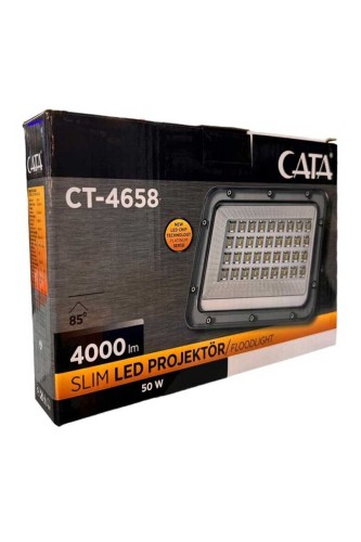 Cata 50W Platinium Led Projektör 3000K (Günışığı) CT-4658G