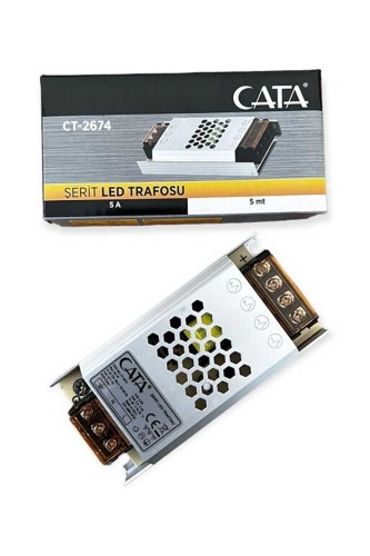 Cata 5A İç Mekan Süper Slim Led Trafosu 12V 60W CT-2674