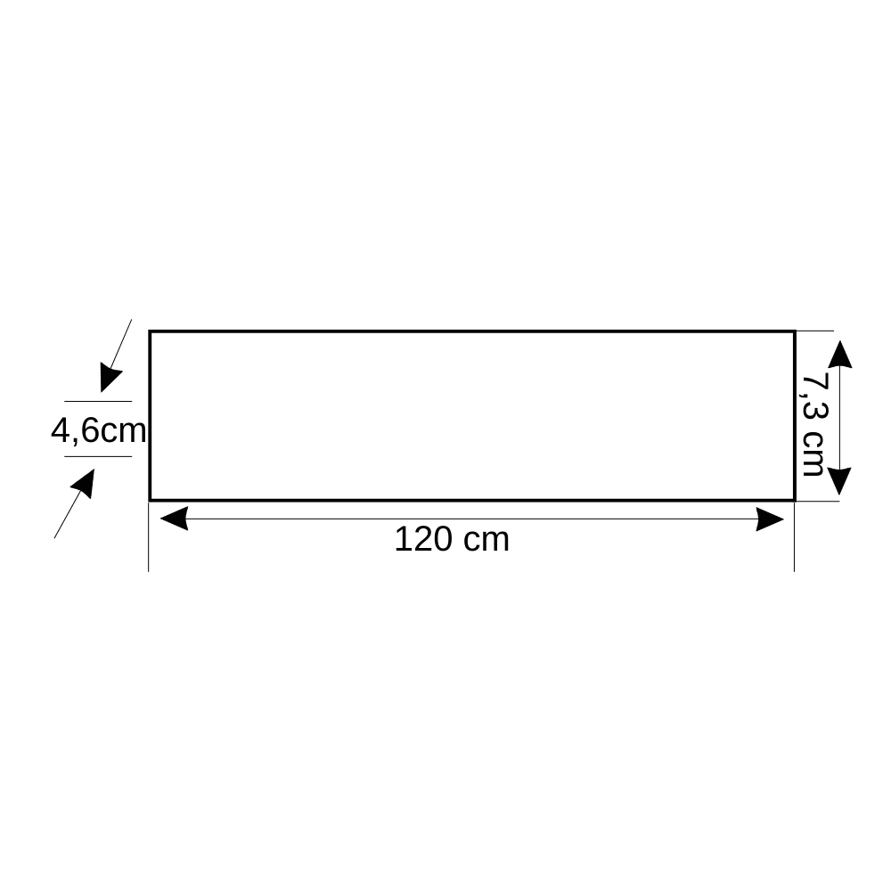 Cata 60W Lineer Aydınlatma Armatürü 6500K (Beyaz) CT-9081B