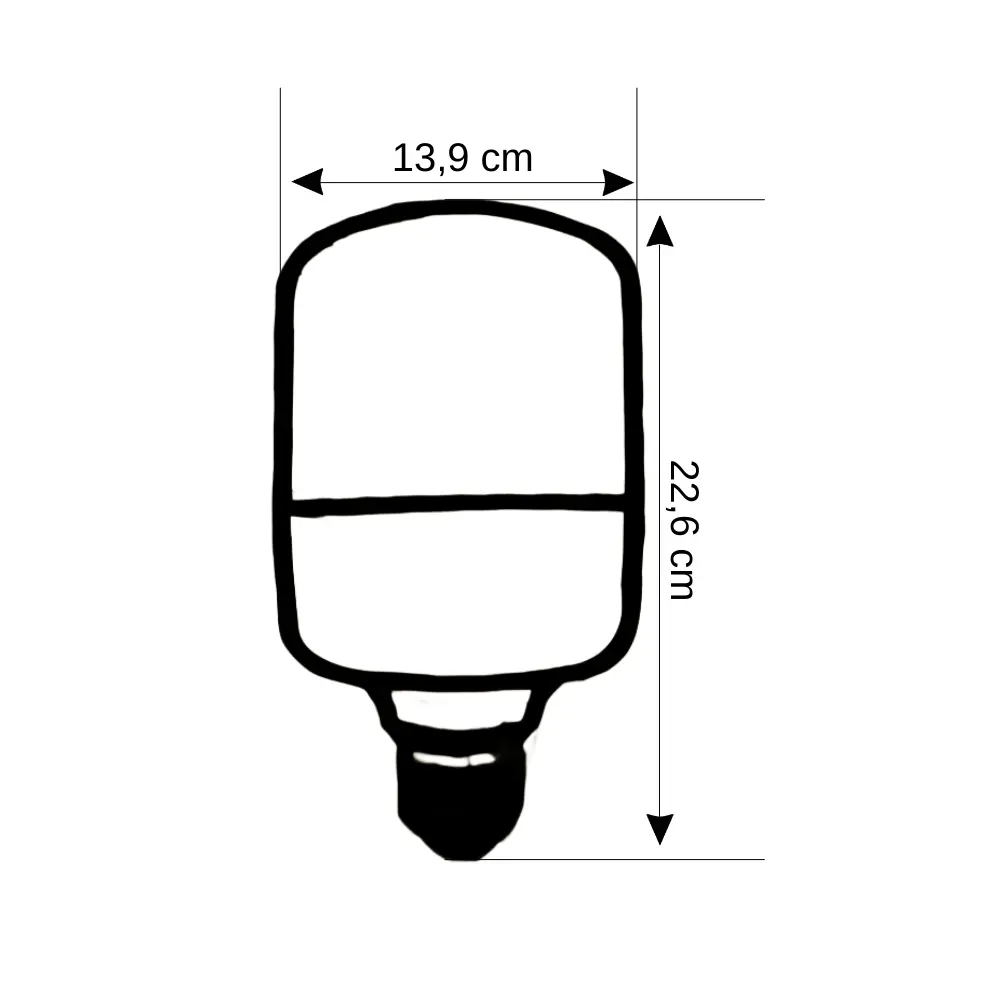 Cata 60W Torch Jumbo Led Ampul E27 Duy 6500K (Beyaz) CT-4328B