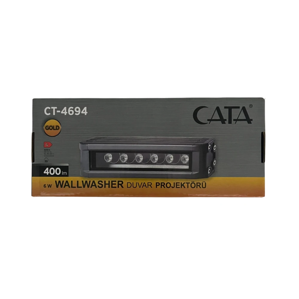 Cata 6W Duvar Boyama Wallwasher 20cm (Günışığı) CT-4694