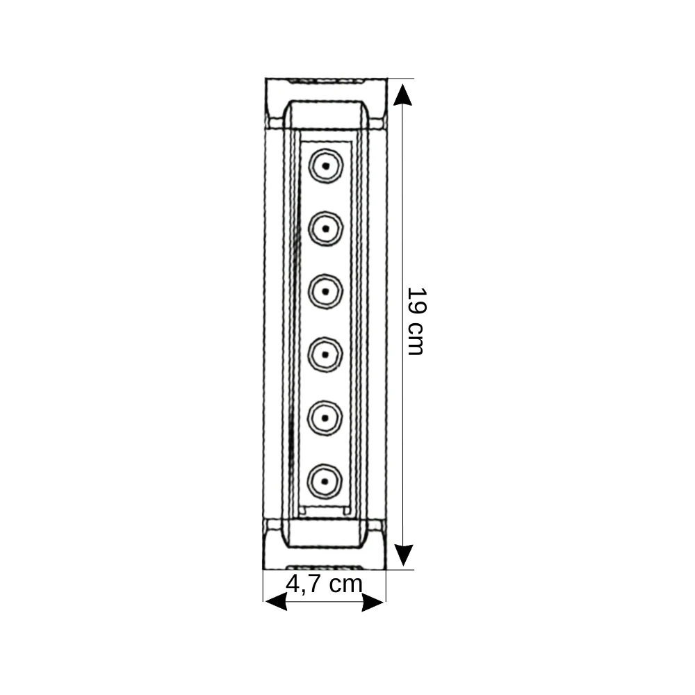 Cata 6W Duvar Boyama Wallwasher 20cm (Günışığı) CT-4694