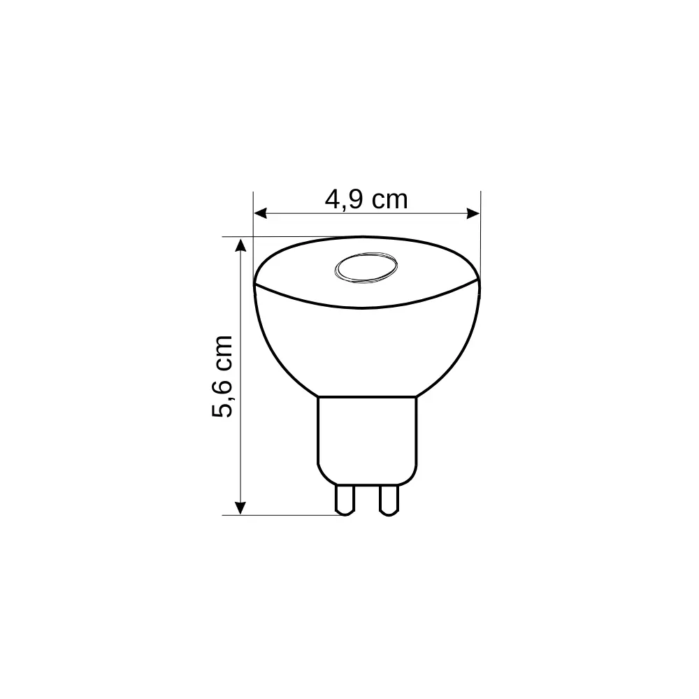 Cata 7W Led Çanak Ampul GU10 Duy 3000K (Günışığı) CT-4215G