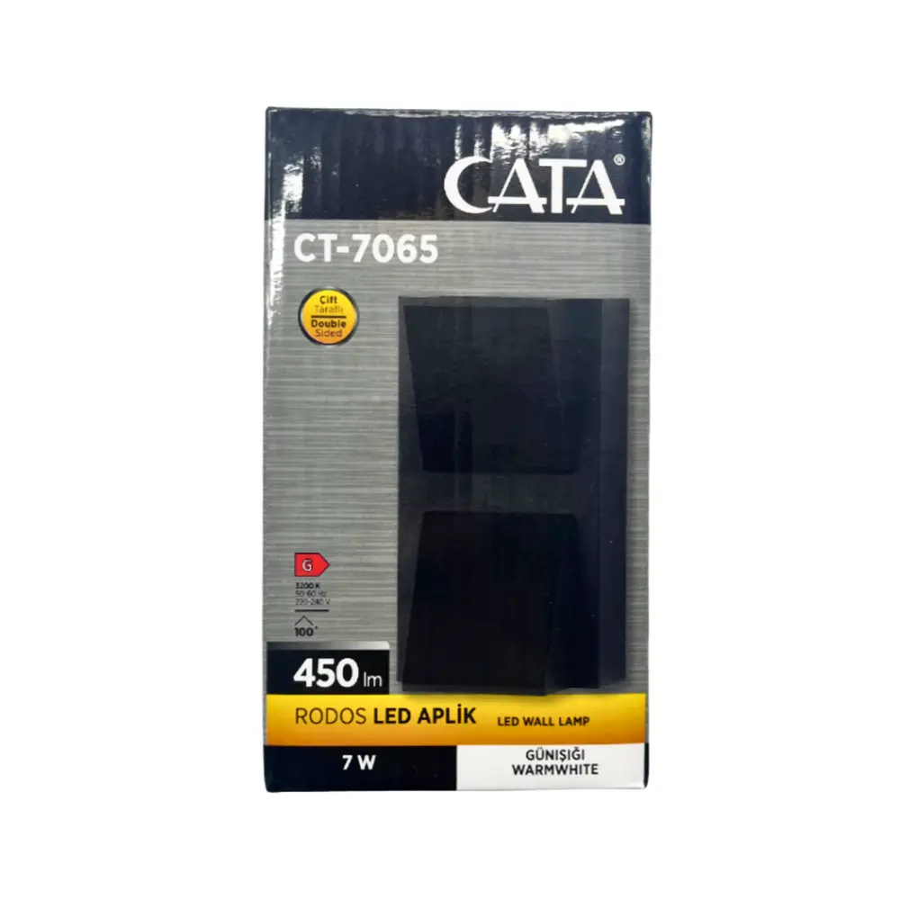 Cata 7W Rodos Bahçe Led Aplik Günışığı (3200K) CT-7065