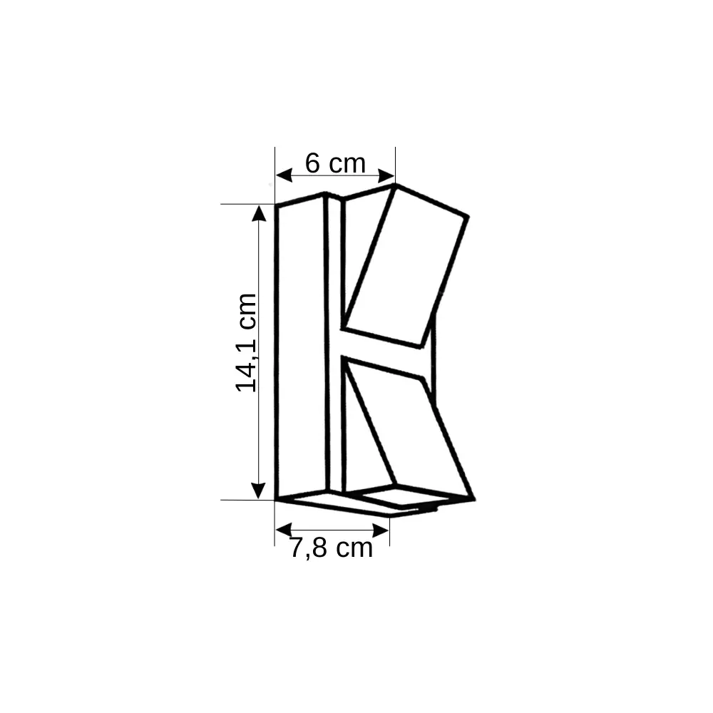 Cata 7W Rodos Bahçe Led Aplik Günışığı (3200K) CT-7065