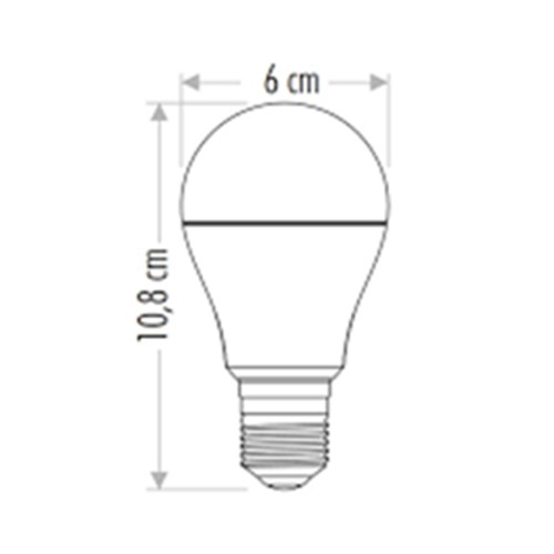 Cata 9W Led Ampul E27 Duy 6400K (Beyaz) CT-4277B