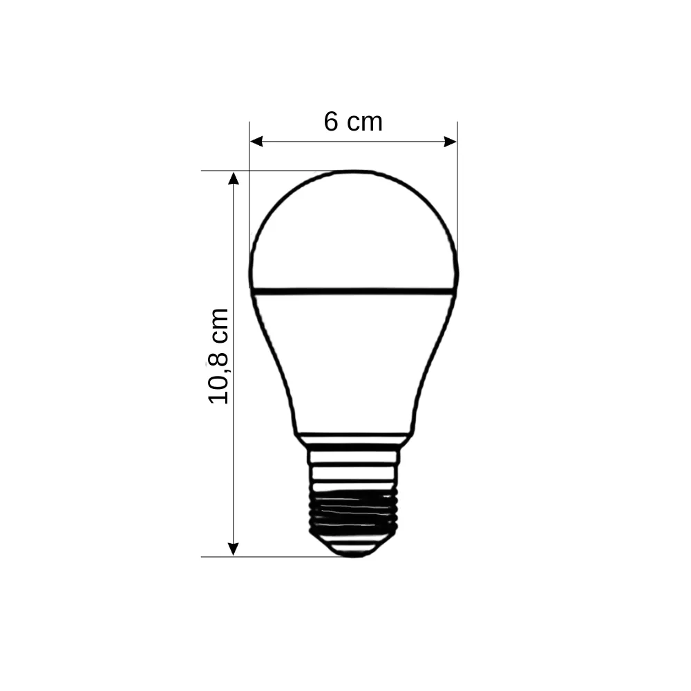 Cata 9W Led Ampul E27 Duy 6400K (Beyaz) CT-4277B