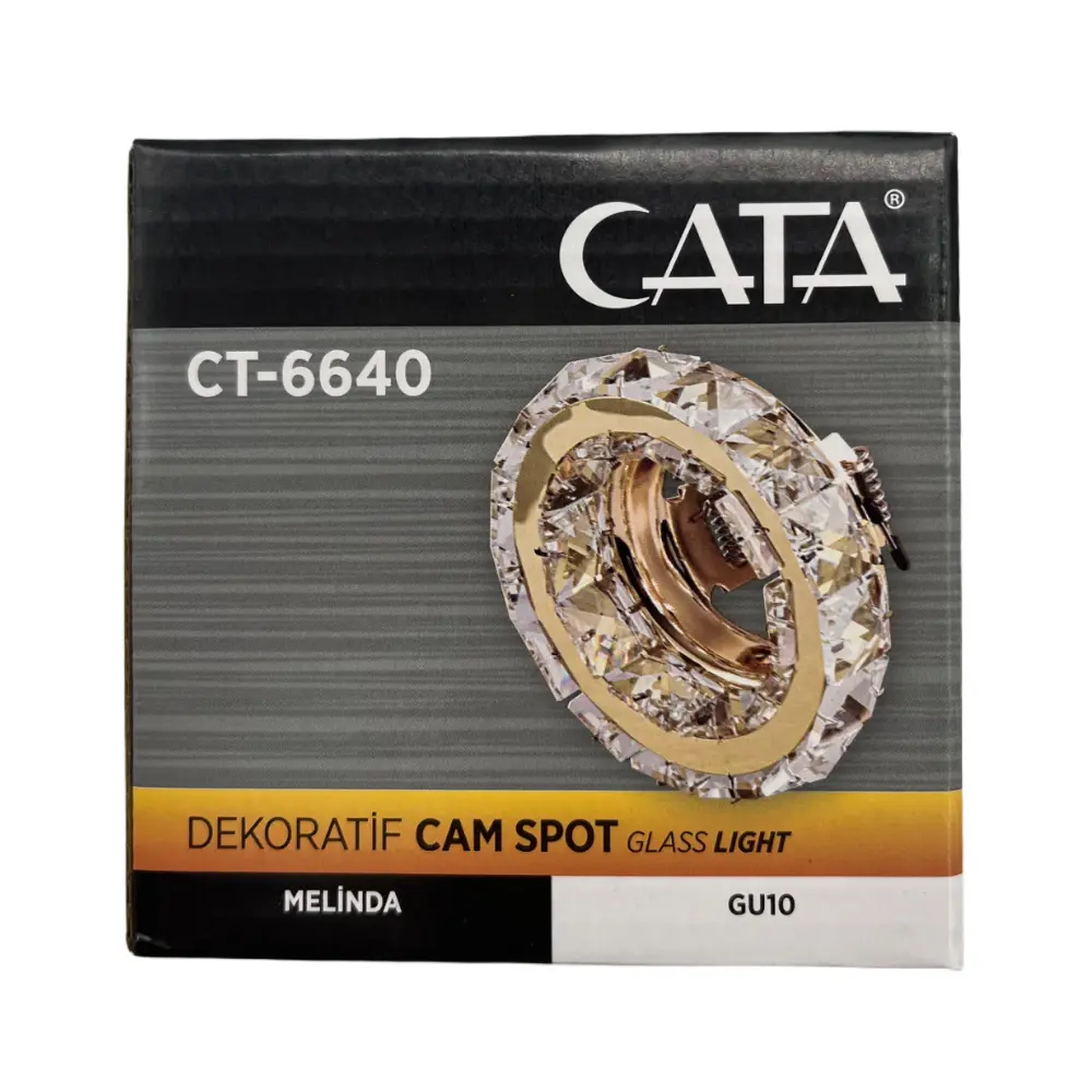 Cata Melinda Cam Spot Armatür Boş Kasa CT-6640