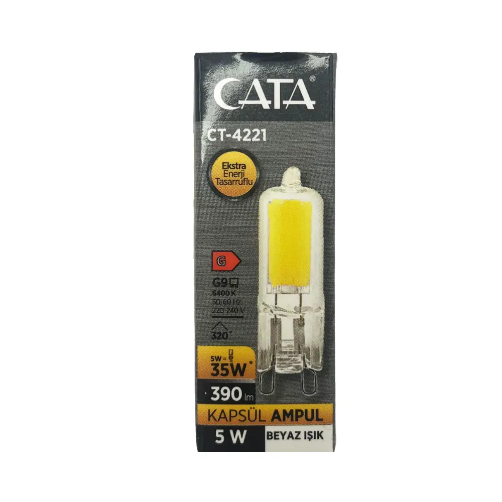 Cata 4W Ledli Kapsül Ampul G9 Duylu 220V (Beyaz) CT-4221B