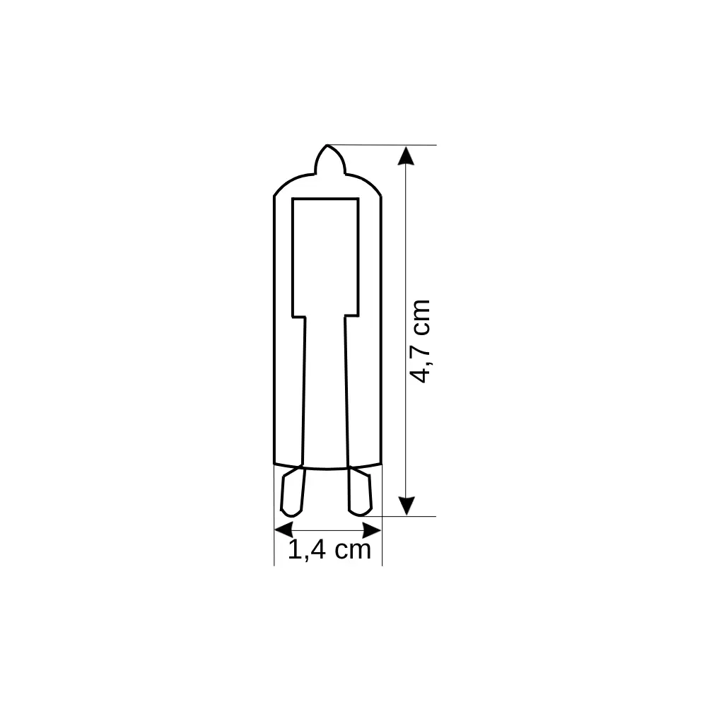 Cata 4W Ledli Kapsül Ampul G9 Duylu 220V (Beyaz) CT-4221B