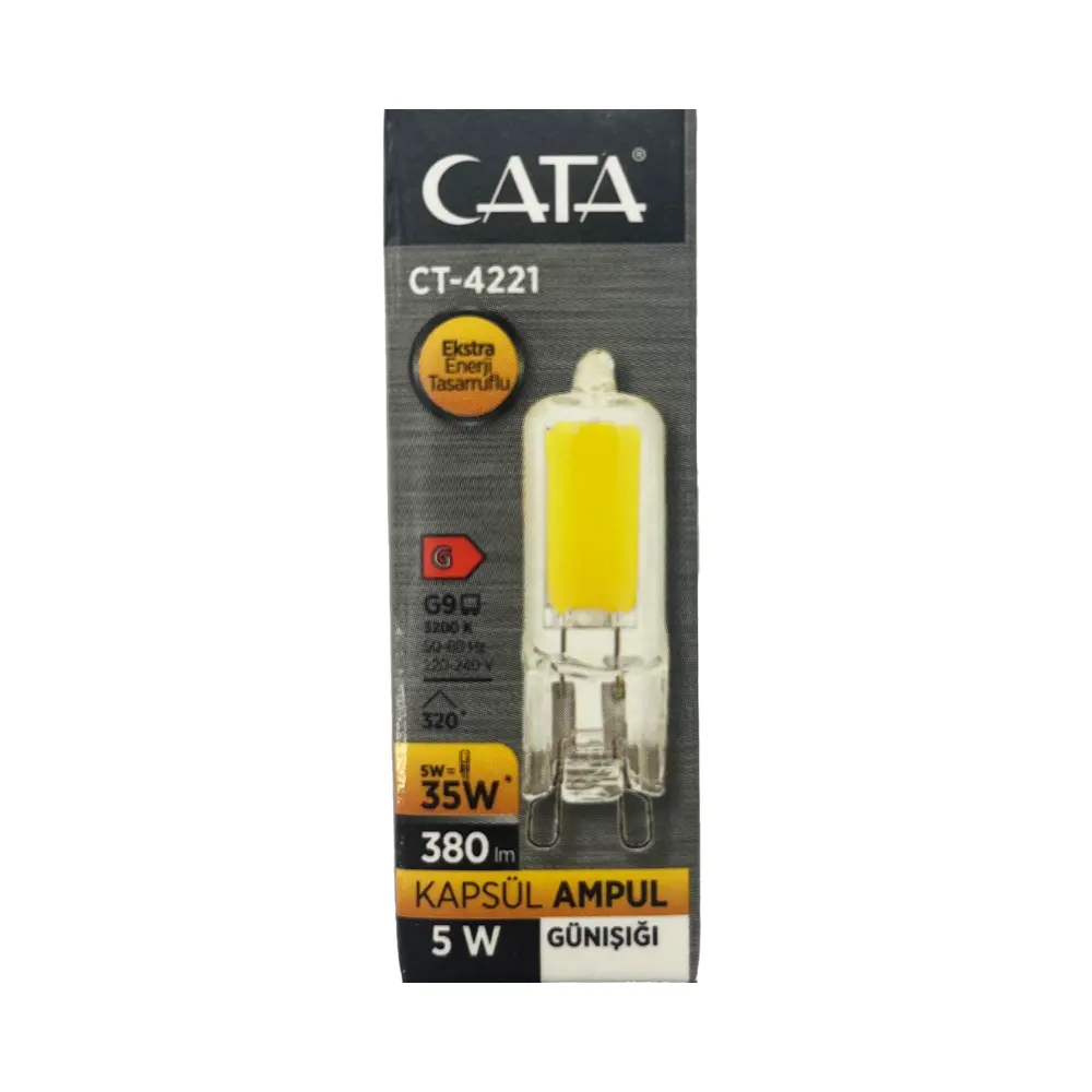 Cata 4W Ledli Kapsül Ampul G9 Duylu 220V (Günışığı) CT-4221G