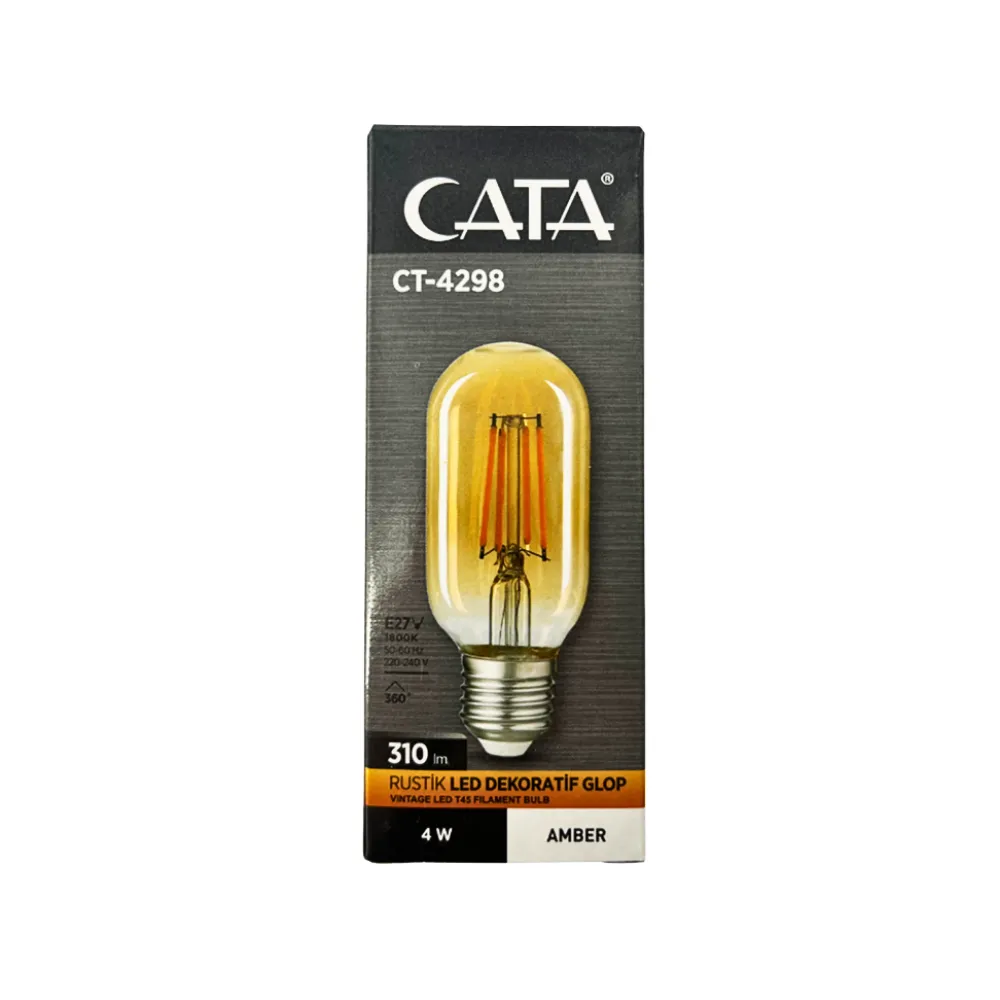 Cata CT-4298 4W Rustik Led Ampul E27 Duy Amber