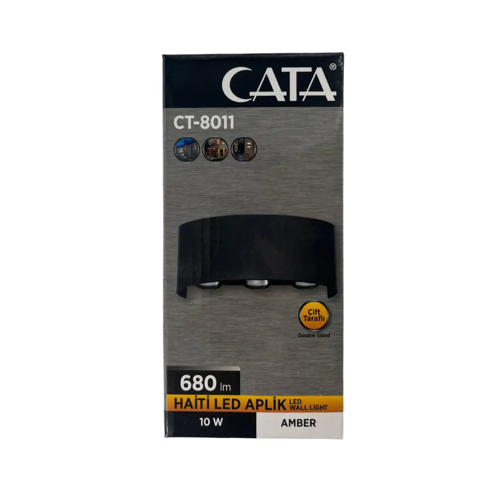 Cata Haiti Çift Yönlü Led Aplik Amber CT-8011A