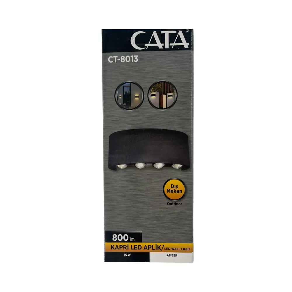 Cata Kapri Çift Yönlü Led Aplik Amber CT-8013A