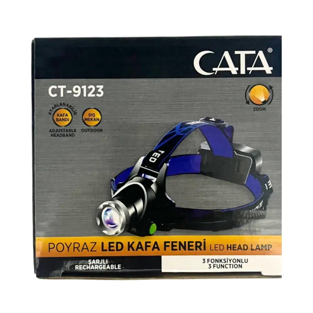 Cata Poyraz Led Kafa Feneri CT-9123