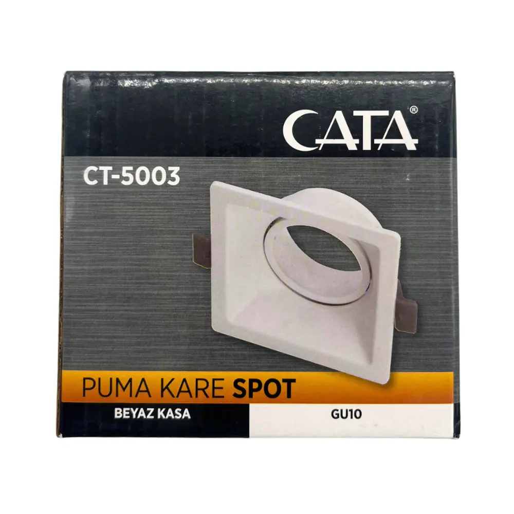 Cata Puma Kare Spot Beyaz Kasa CT-5003