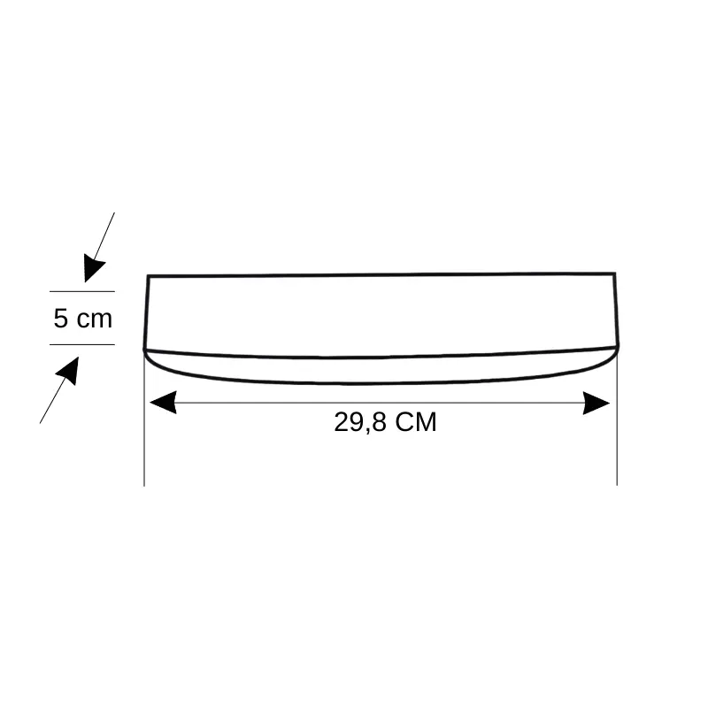 Edson 20W Siyah Kasa Sıvaüstü Plastik Led 6500K (Beyaz) ED-4045