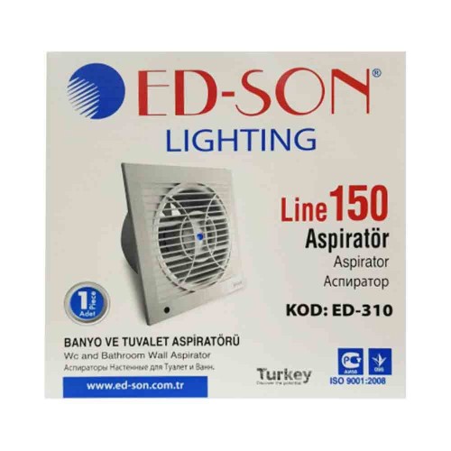 Edson 150'lik Banyo/Wc Aspiratörü ED-310