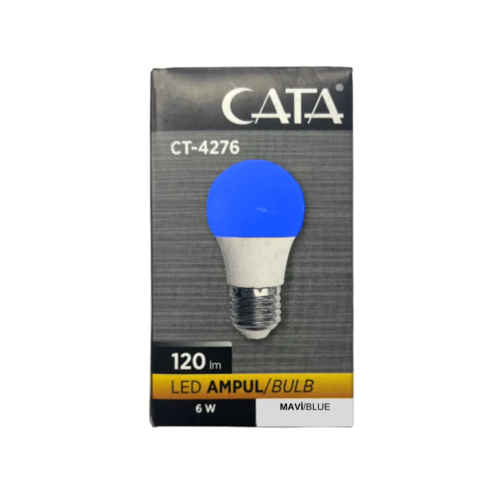 Cata 6W Renkli Led Ampul E27 Duy (Mavi) CT-4276M