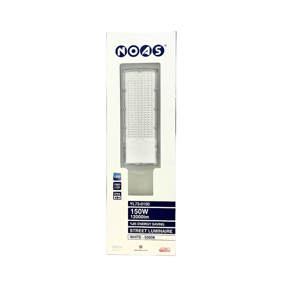 Noas 150W Ledli Sokak Armatürü 6500K (Beyaz) YL73-0150-Y