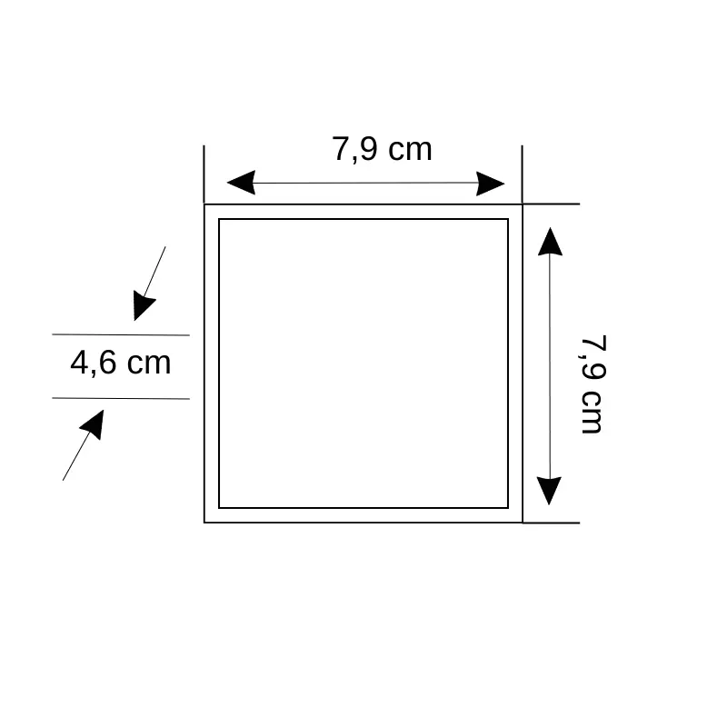 Noas 1,5W Kare Sensörlü Koridor Armatürü Beyaz (6500K) YL69-1511-B