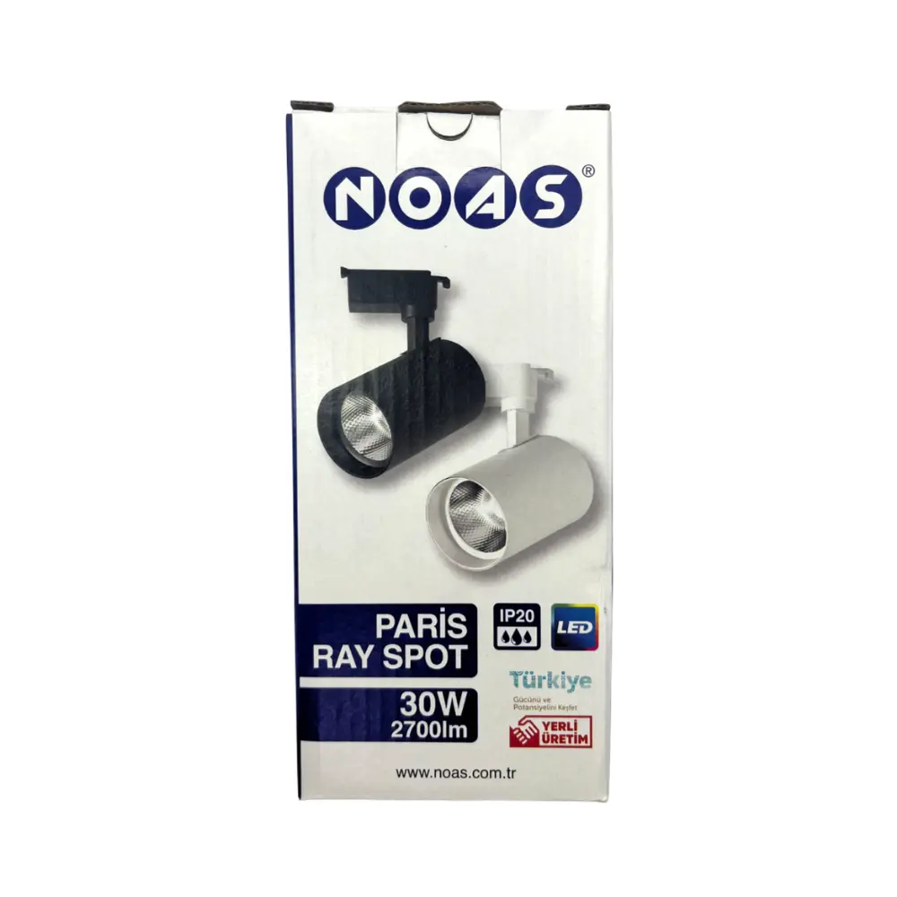 Noas 30W Ray Spot Beyaz Kasa 4000K (Günışığı)