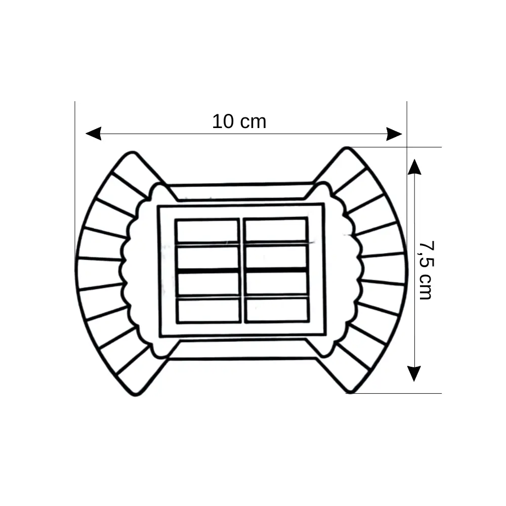 Noas 5W Mimas Solar Led Aplik (Günışığı)YL84-8001-S