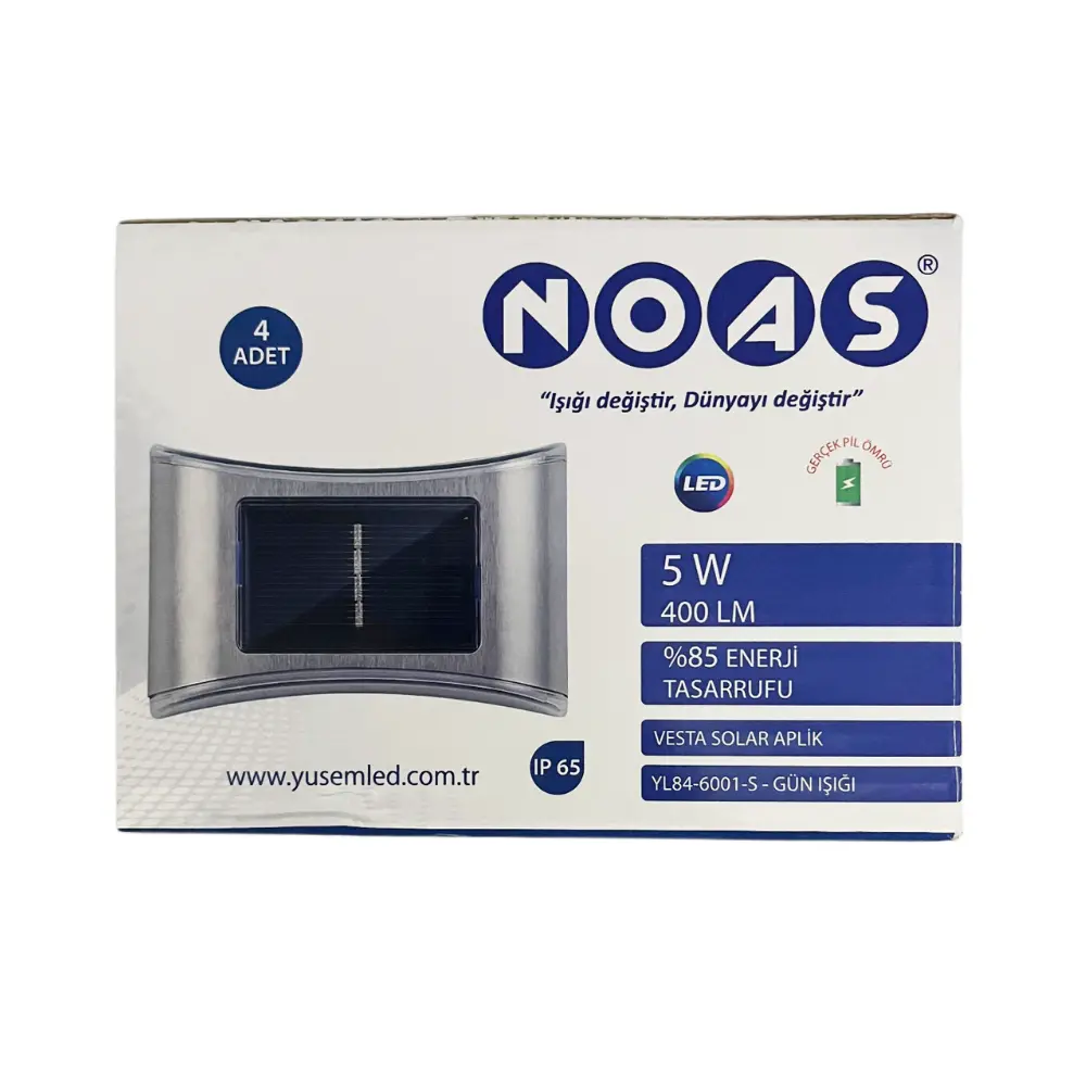 Noas 5W Vesta Solar Led Aplik (Günışığı)YL84-6001-S