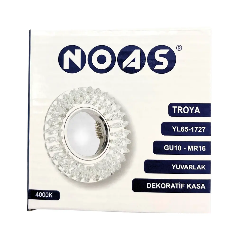 Noas Troya Kristal Cam Boş Kasa YL65-1727