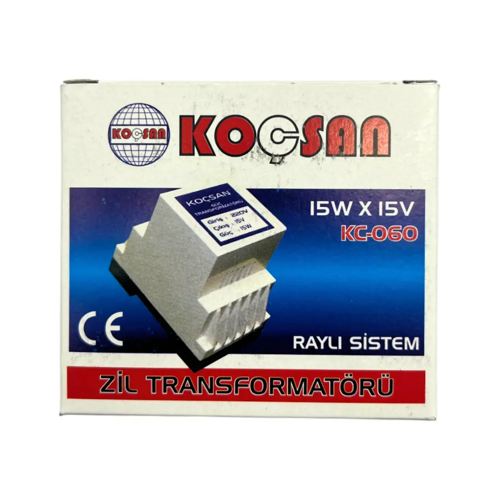 Koçsan 15W Zil Trafosu-15V